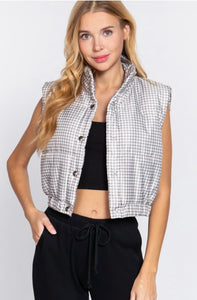 Puffer Vest Checkered - Two Colors