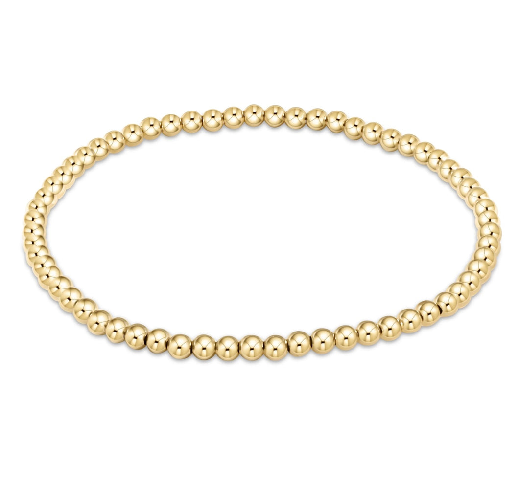 Enewton Extends- Classic Gold 3mm Bead Bracelet