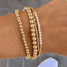 Load image into Gallery viewer, Enewton Gold Bliss 2mm Bead Bracelet- Pearl