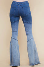 Load image into Gallery viewer, Ombré Bell Bottom Jeans