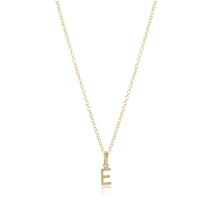 Enewton 16” Necklace Gold - Respect Gold Charm