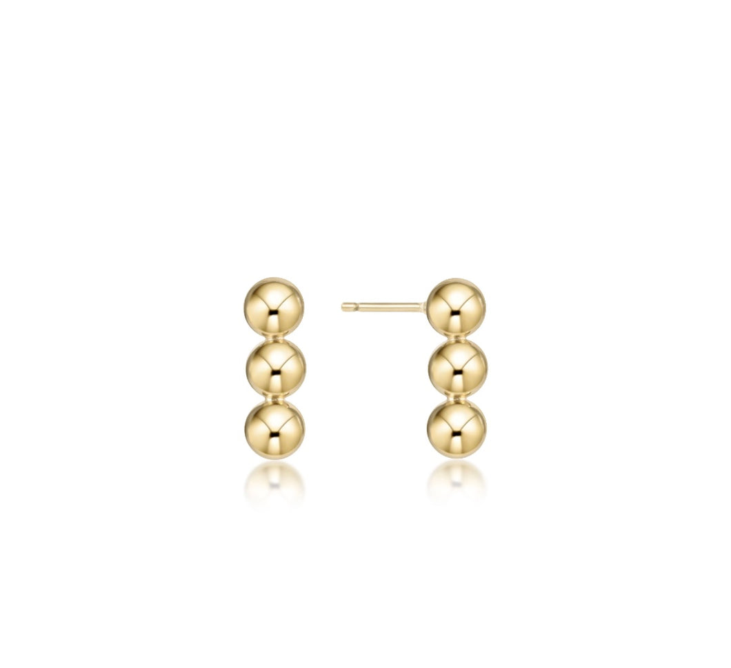 Enewton Joy Stud Earrings 4mm Gold