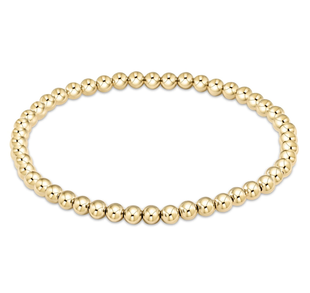Enewton Extends- Classic Gold 4mm Bead Bracelet