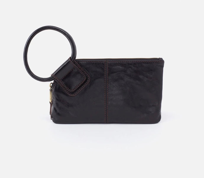 Hobo Sable Wristlet- Black