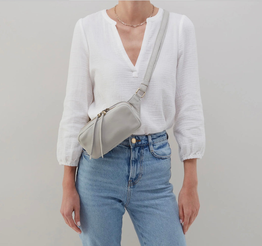 Hobo Shaker Belt Bag- Light Grey