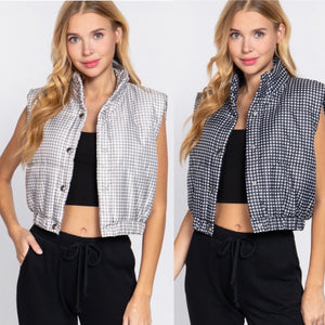 Puffer Vest Checkered - Two Colors