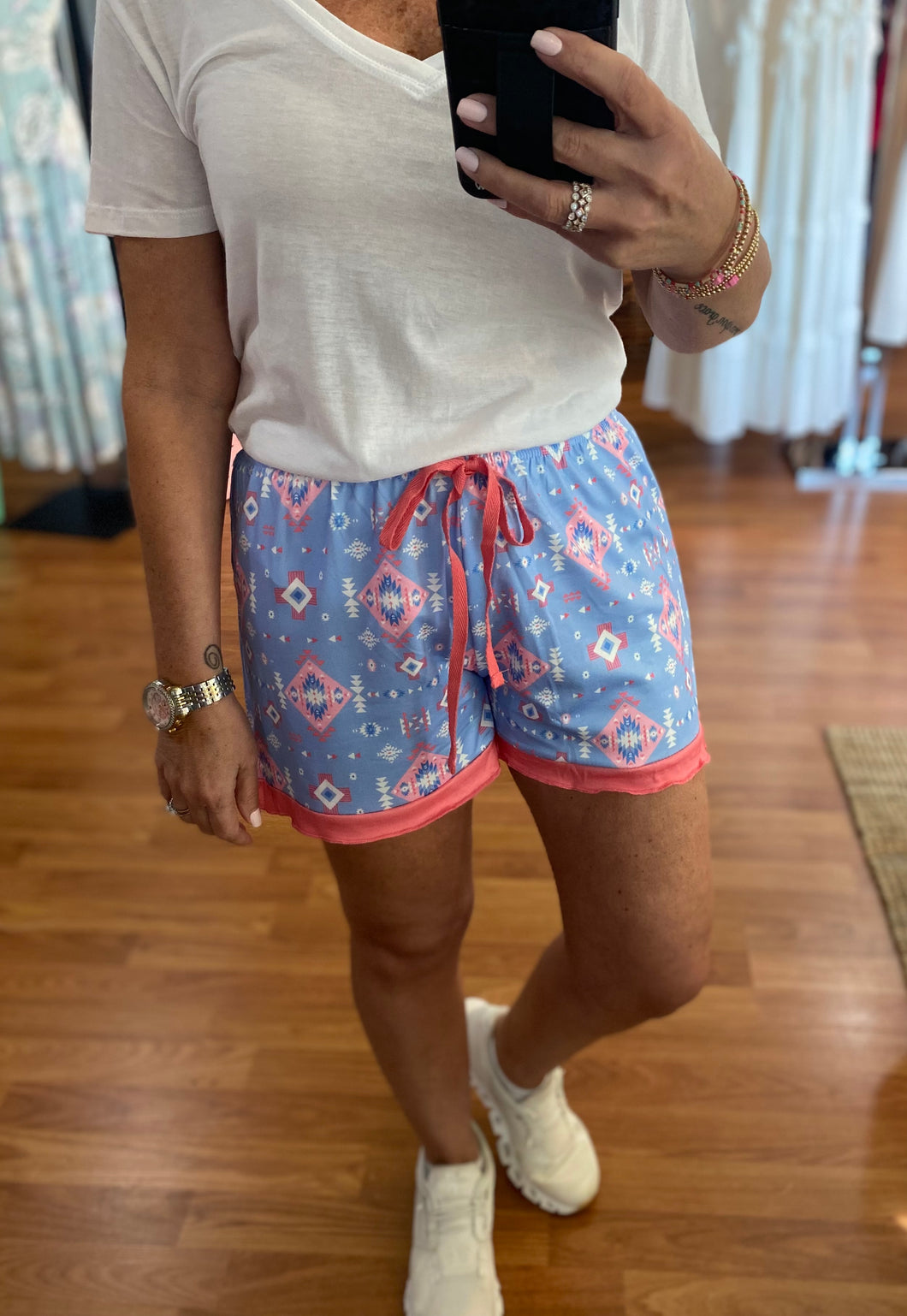 Simply Southern- Aztec Lounge Shorts