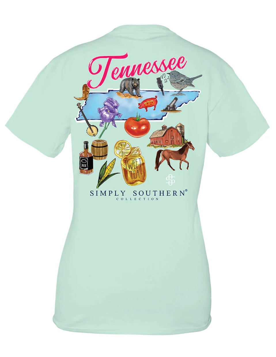 Simply Southern Tennessee Tee- Breeze