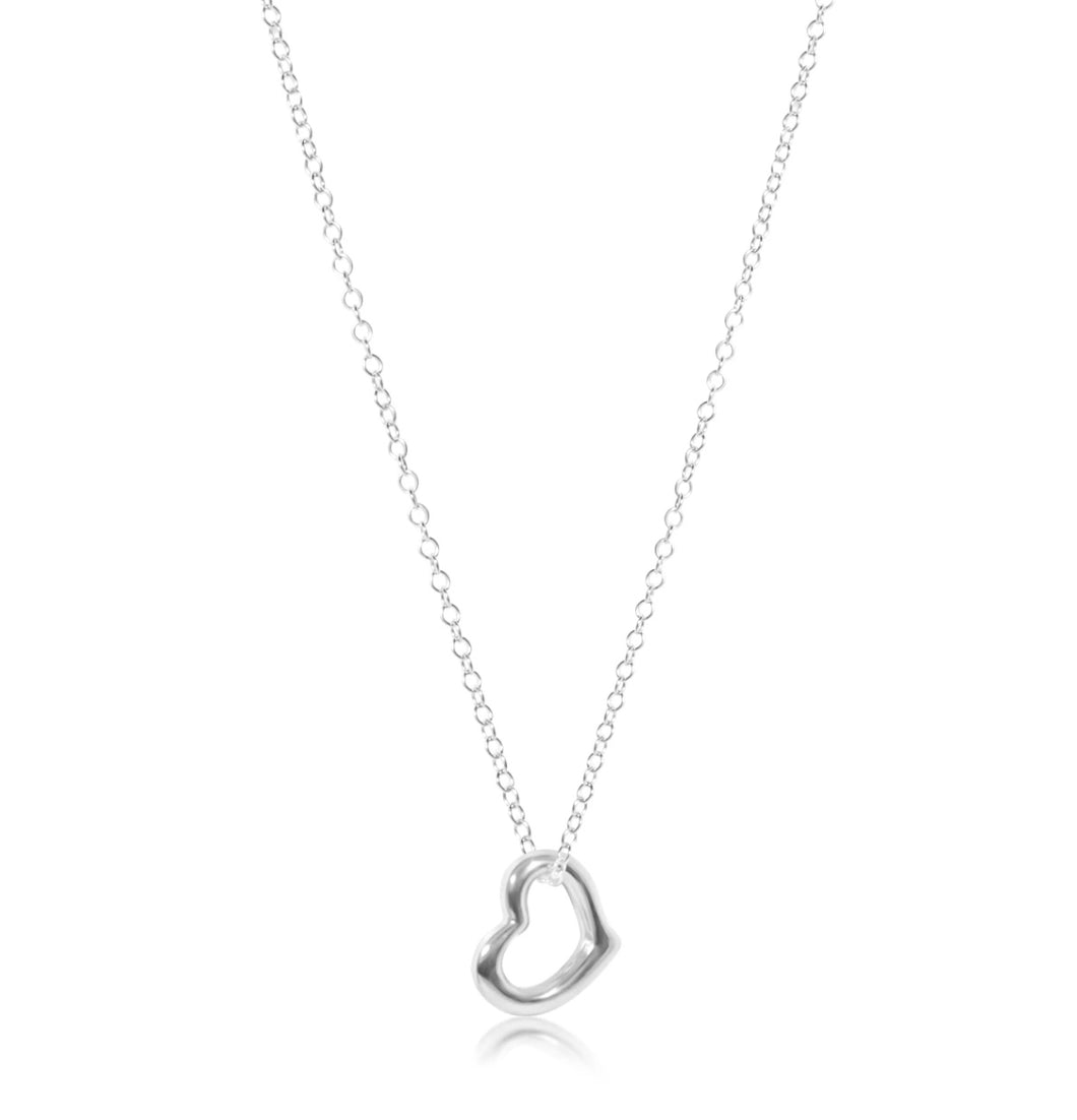 Enewton 16” Necklace Sterling Silver Love Sterling Charm