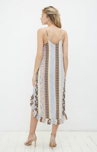 Multi Stripe Paisley Cami Dress