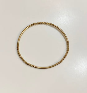 Enewton (NEW) Bliss Bar Gold Pattern 2.5mm Bead Bracelet- Gold