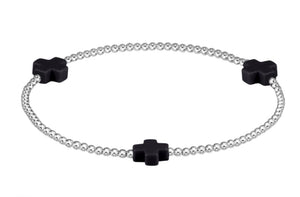 Enewton Signature Cross 2mm Bead Sterling Silver (multiple colors)